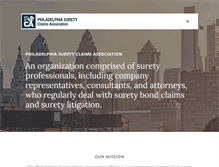 Tablet Screenshot of phillysuretyclaims.org